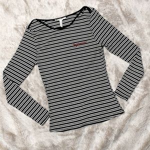 BCBGeneration Daydreamin Striped Top